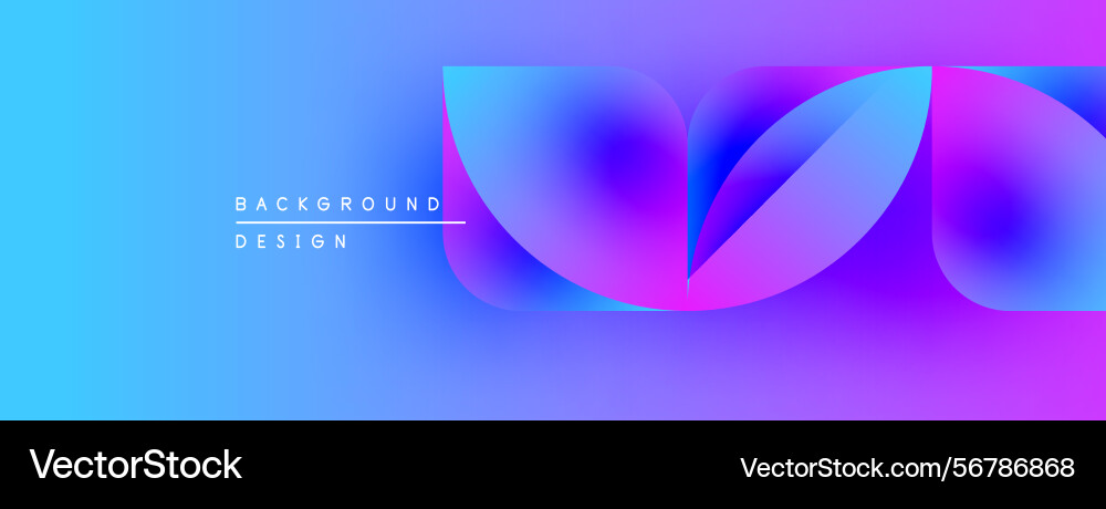 Abstract gradient shapes overlap blue transitions Abstract gradient shapes overlap blue transitions Vector Image