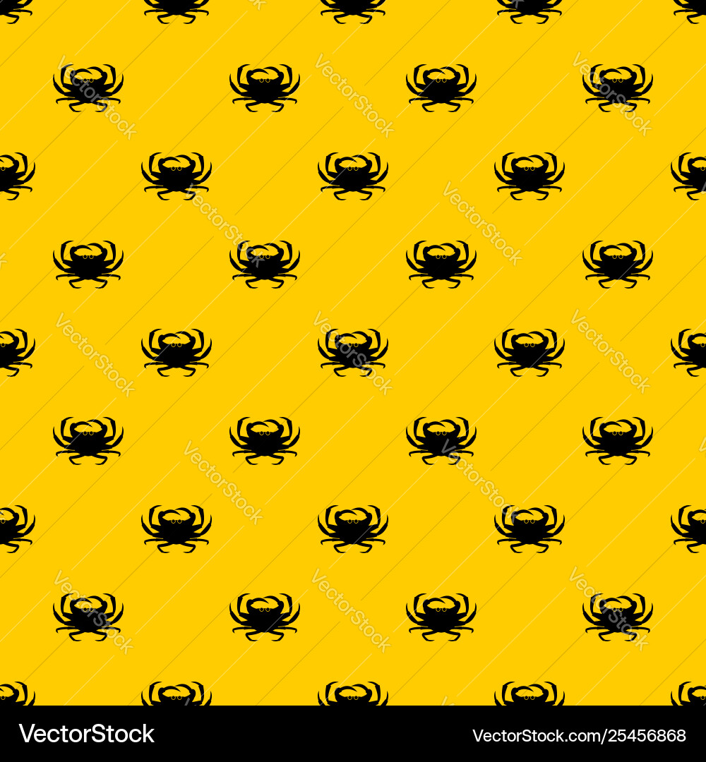 Crab pattern Crab pattern vector image
