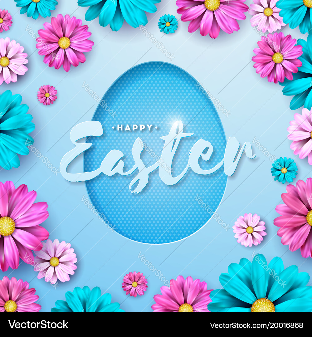 Happy easter holiday Royalty Free Vector Image