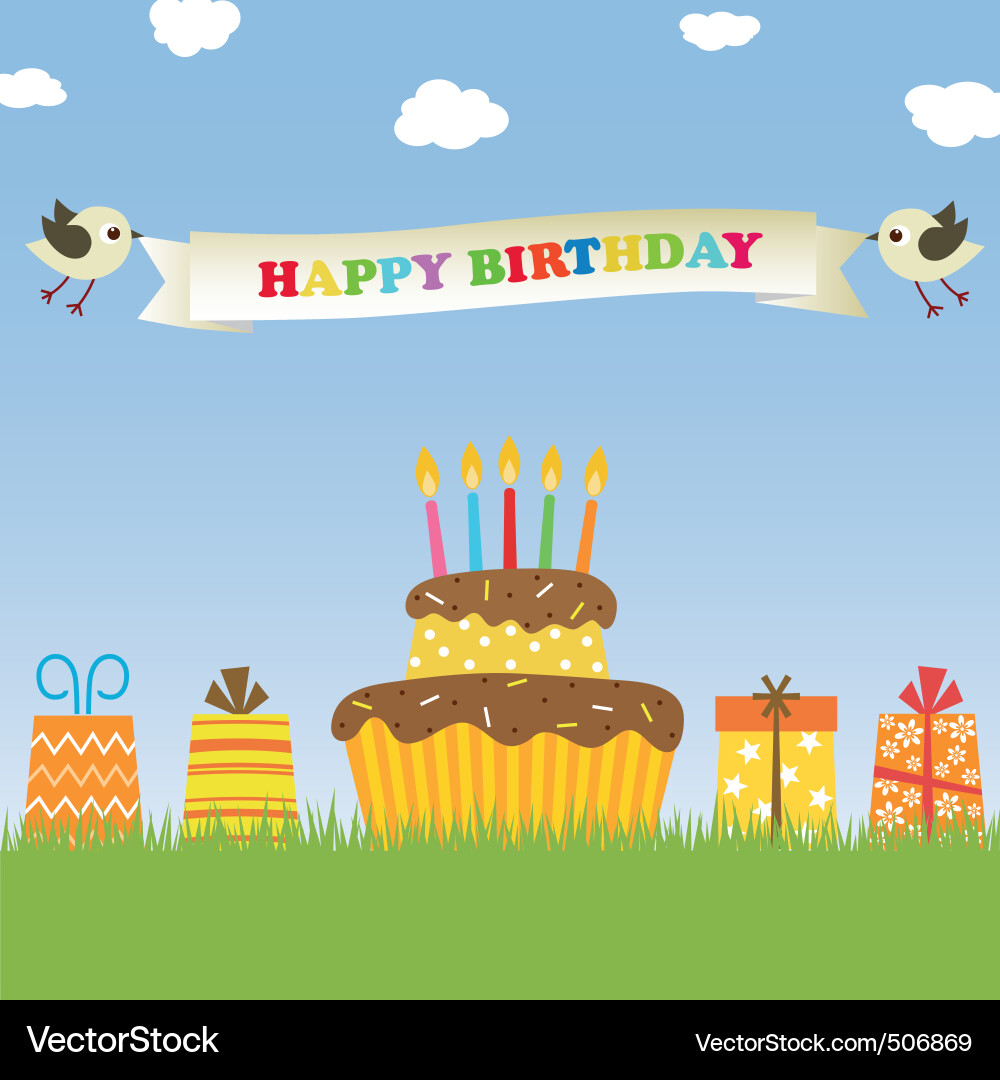 Birthday Celebration vector image