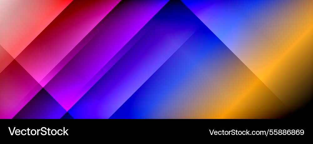 Colorful gradient with lines made of shadow Vector Image