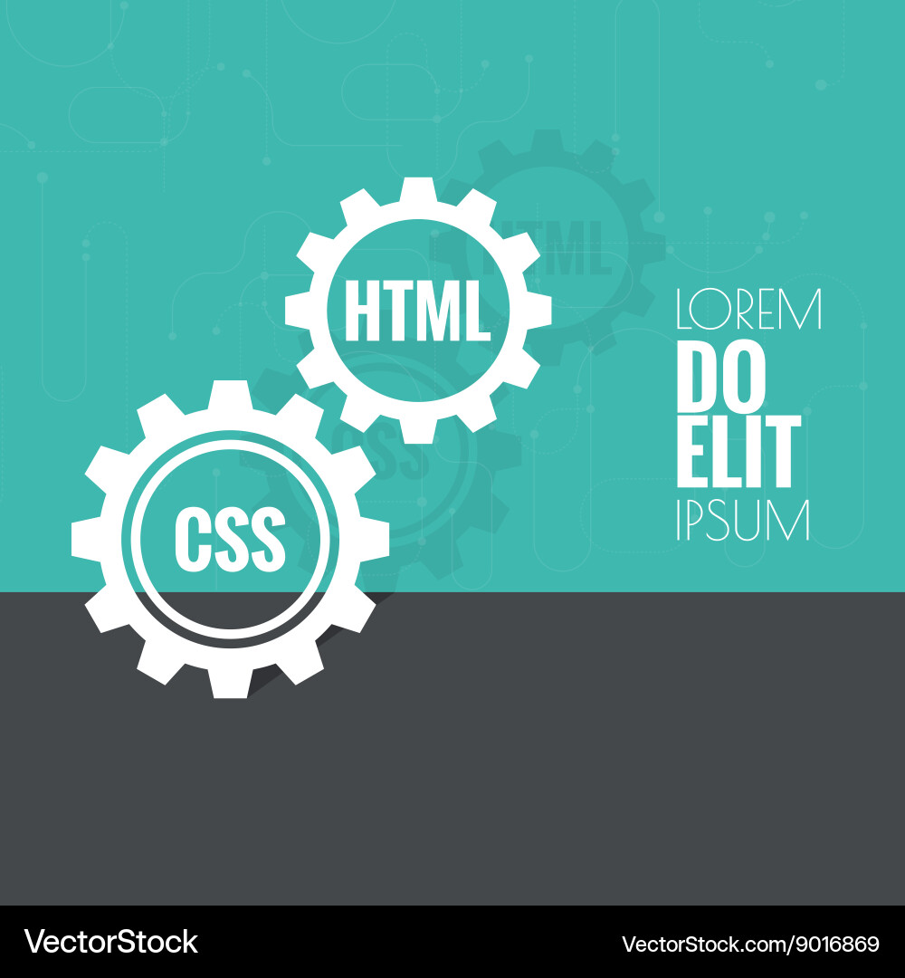 Concept of creating web project vector image