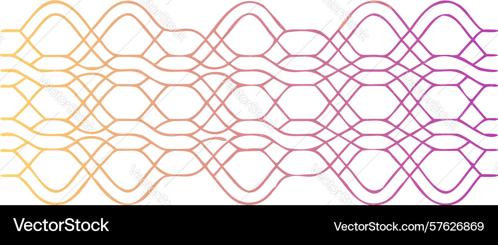 Light wavy grid abstract pattern background vector image