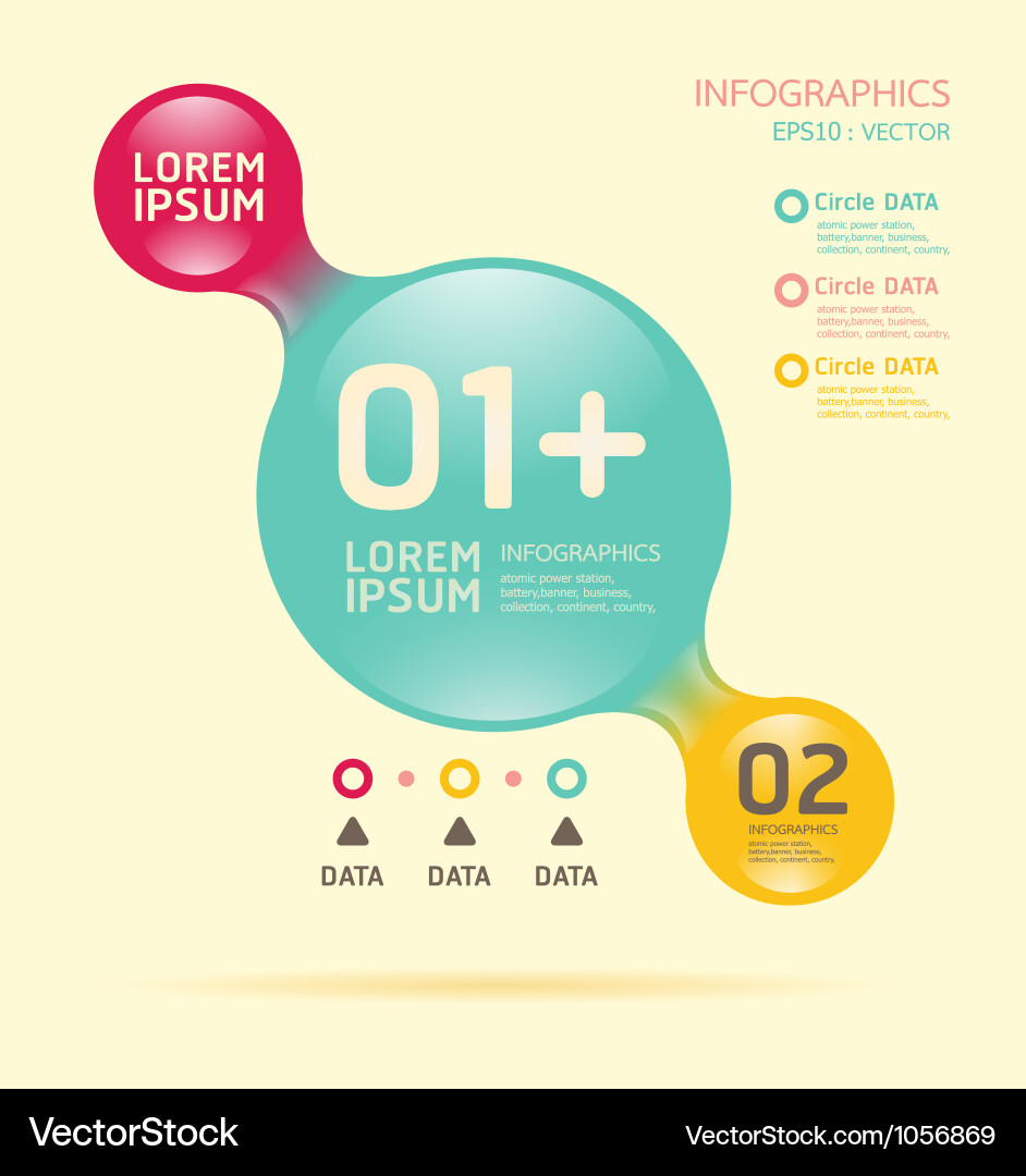 Minimalist Color Gradient Template vector image