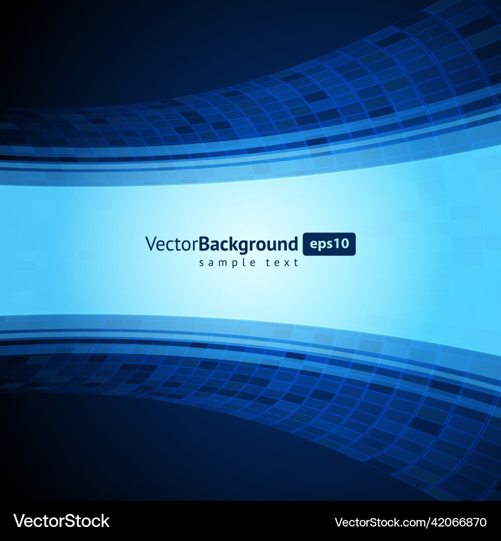 Horizontale Cyberspace blau Bildschirm und leuchten Horizontale Cyberspace blau Bildschirm und leuchten vektorbild