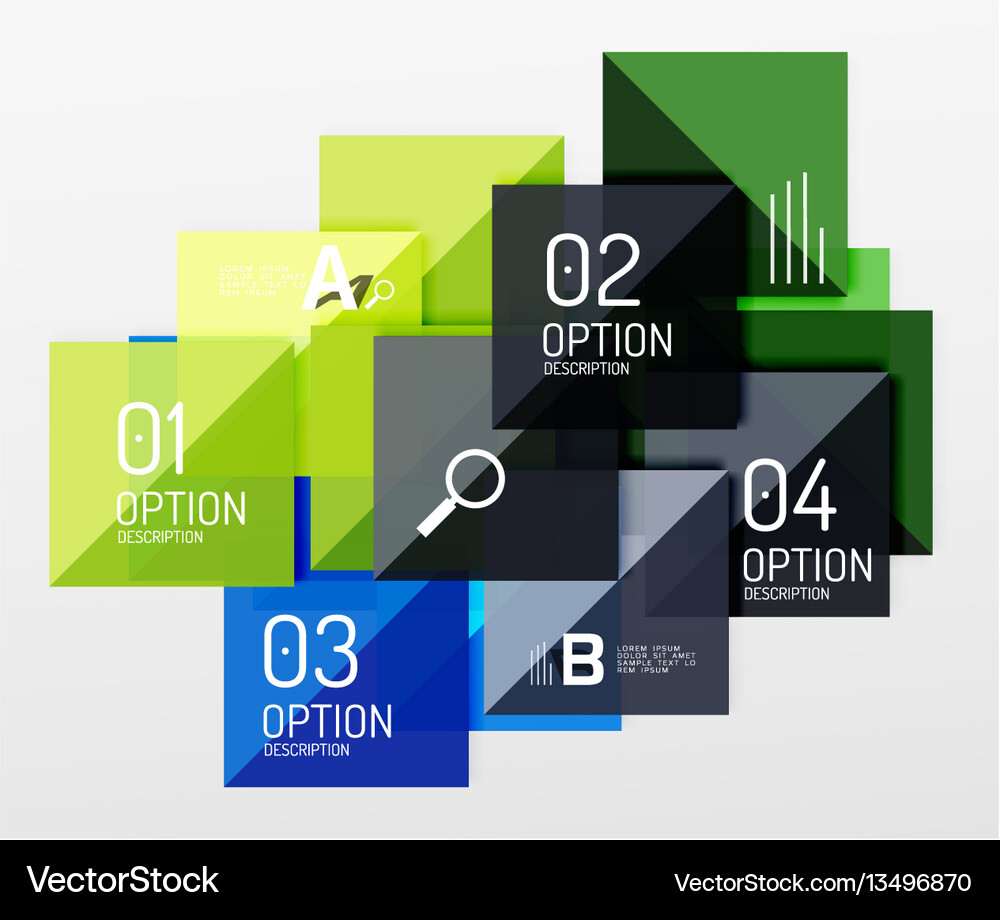 Repetition of overlapping color squares Repetition of overlapping color squares Vector Image