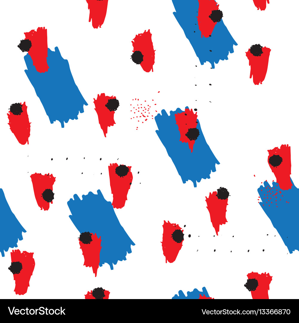 Stylish Brushstroke Pattern Vector Image
