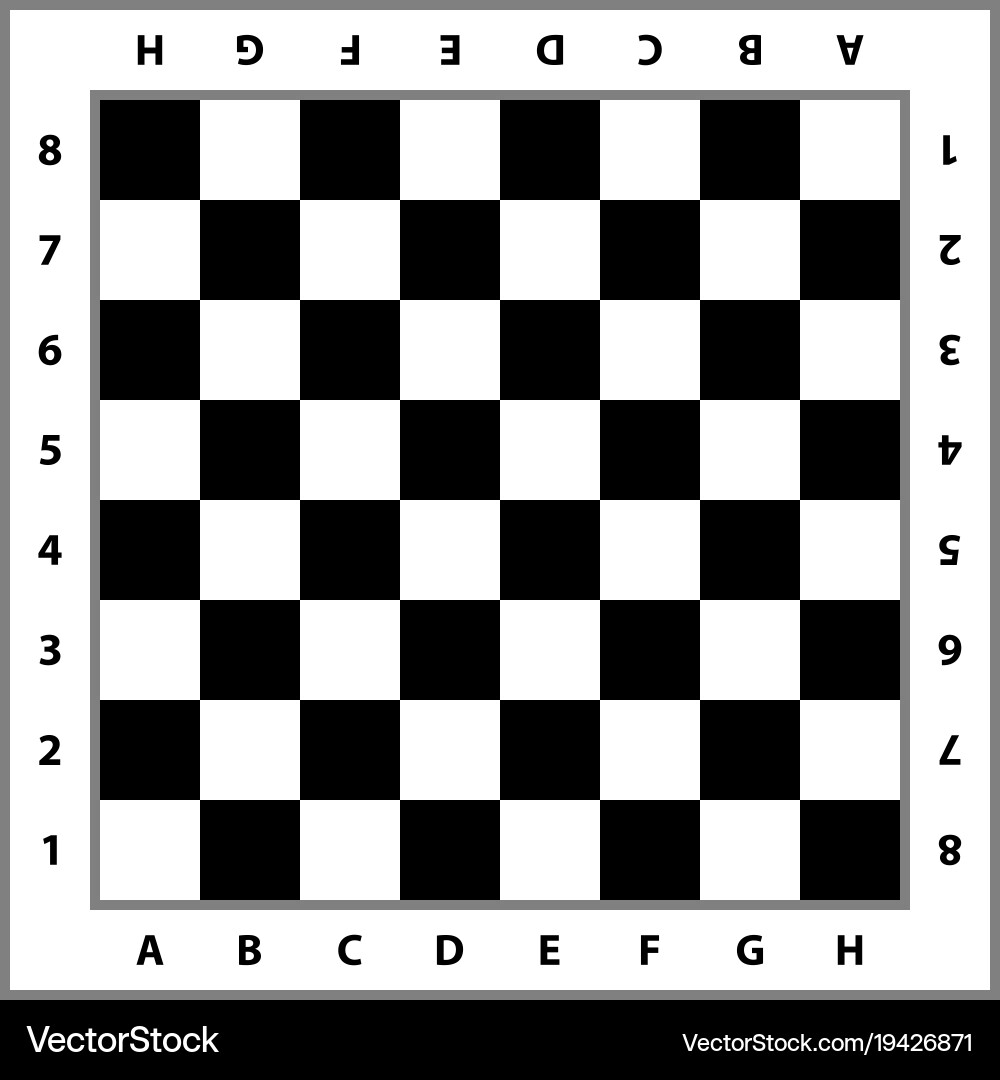 Chessboard background empty chess board Vector Image