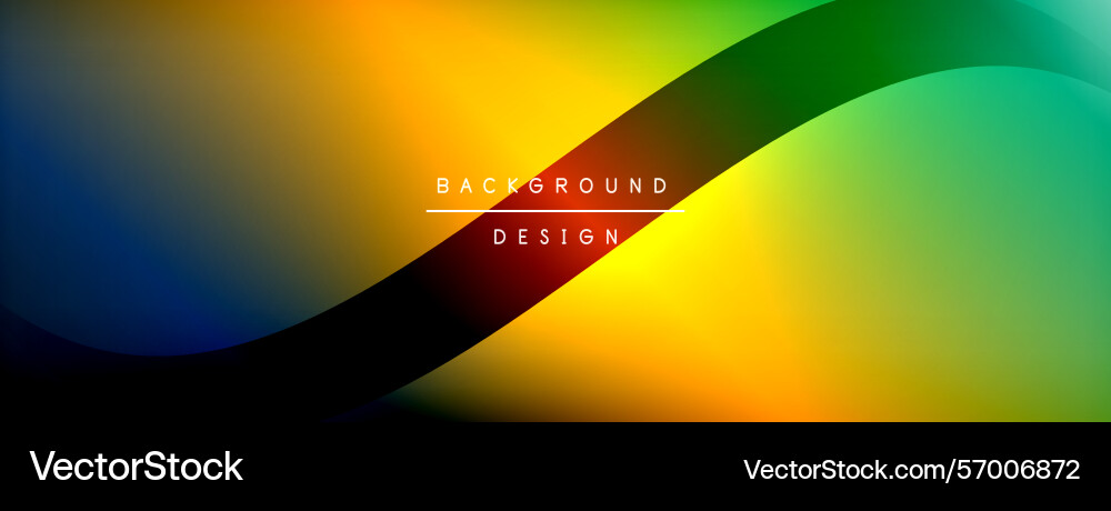Abstract colorful gradient design smooth curves Abstract colorful gradient design smooth curves vector image