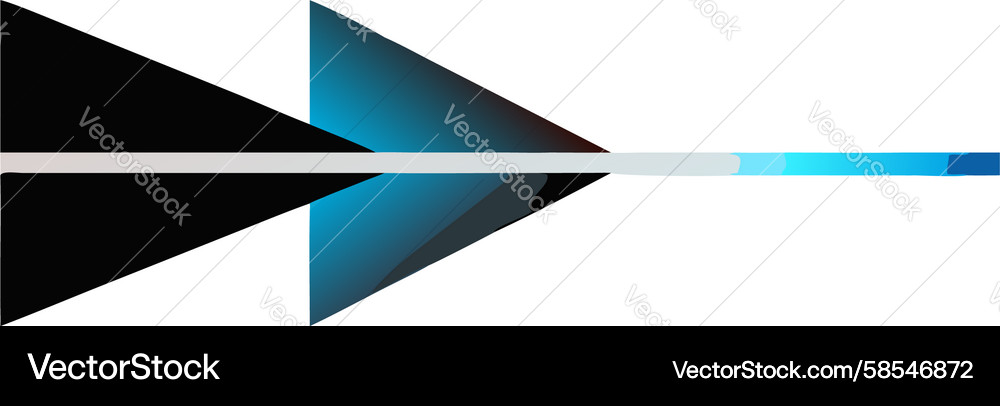 Dynamic Speed Forward Arrow Vector Image