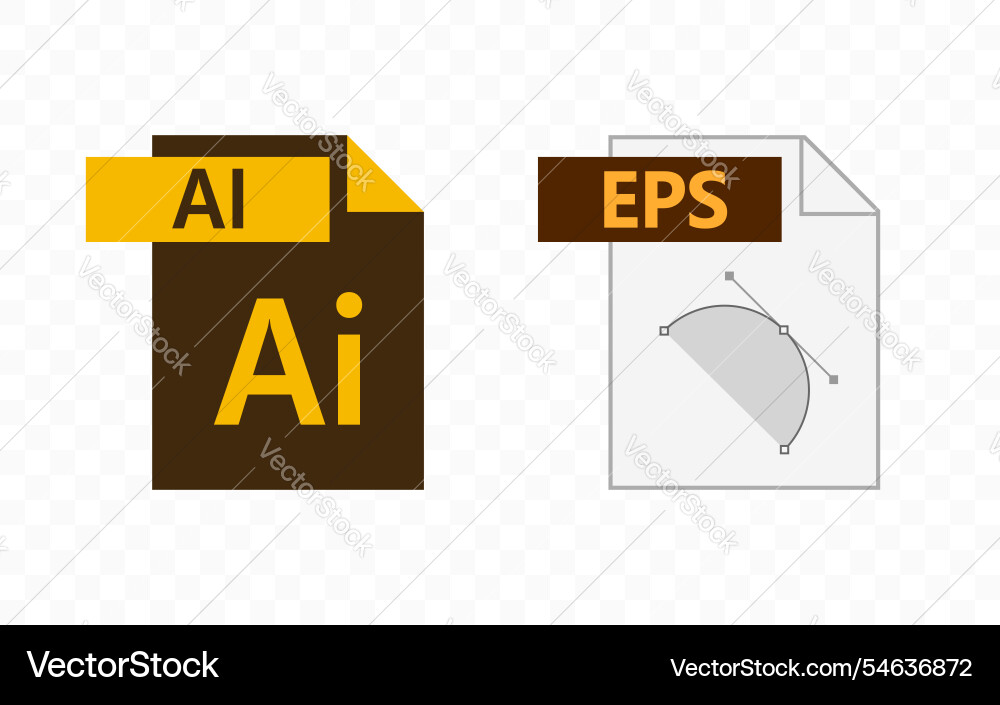 Files in ai and graphic design Files in ai and graphic design vector image