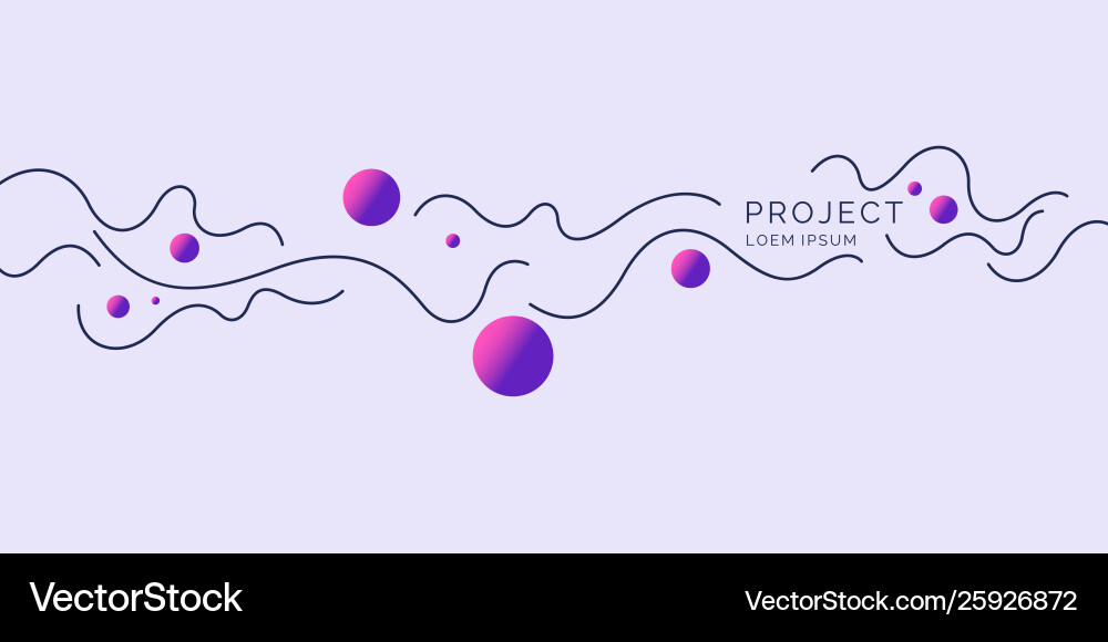 Poster with dynamic waves minimal Poster with dynamic waves minimal vector image