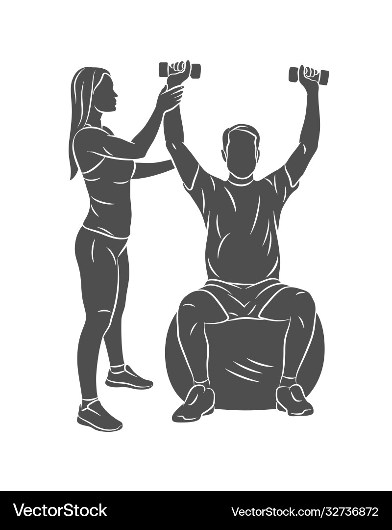Professional rehabilitation physiotherapy worker Professional rehabilitation physiotherapy worker vector image