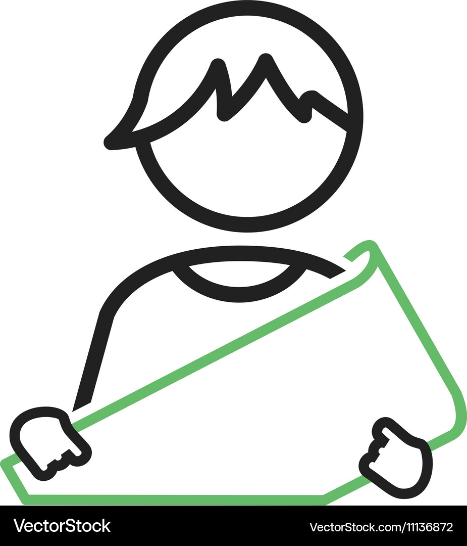 Using towel Vector Image
