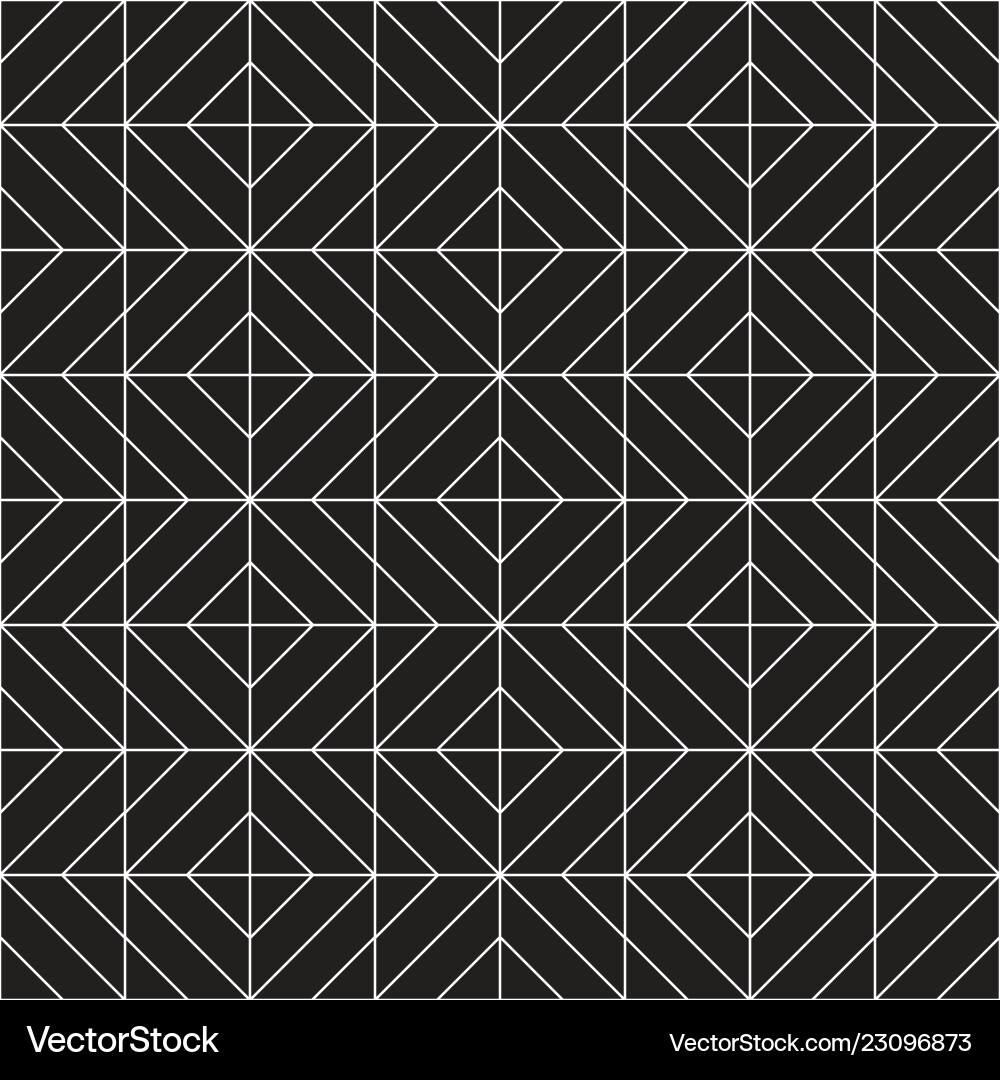 Abstract geometric seamless pattern Vector Image