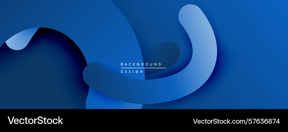 Abstract blue layers create dynamic composition Abstract blue layers create dynamic composition Vector Image