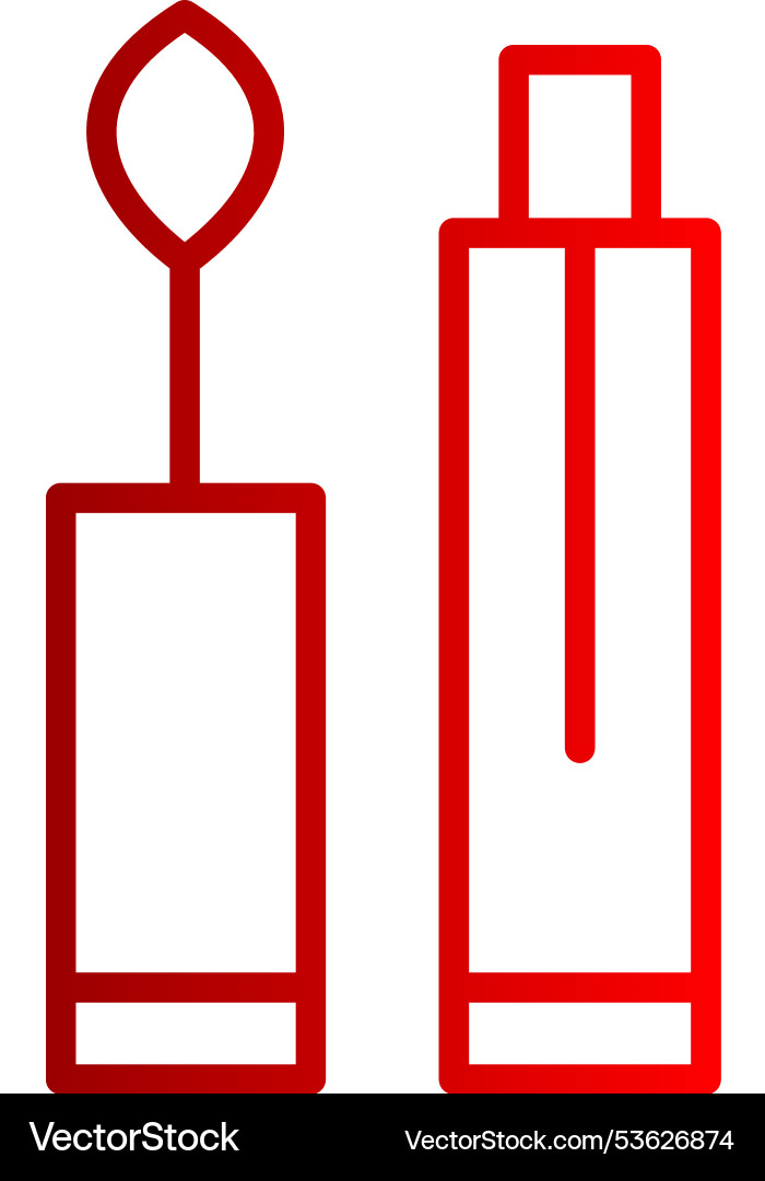 Gloss line gradient icon Vector Image