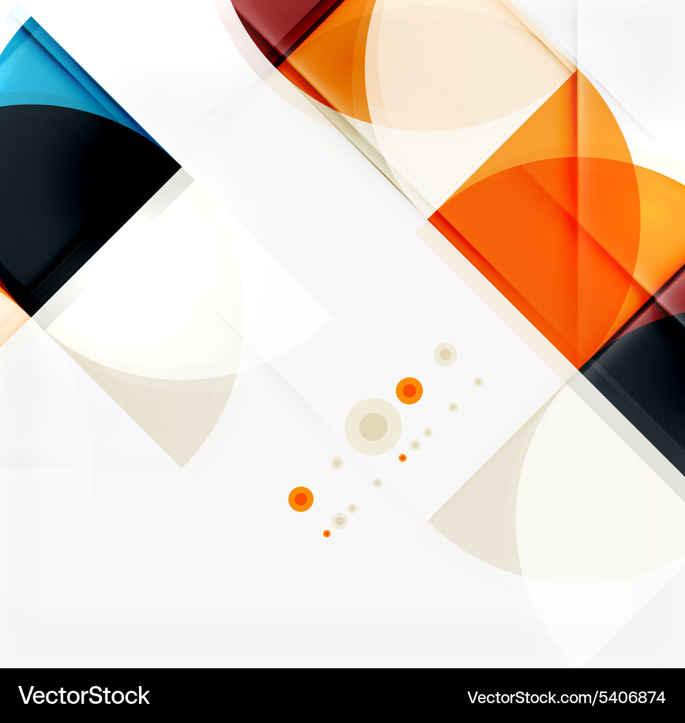 Semicircle triangle pattern Vector Image