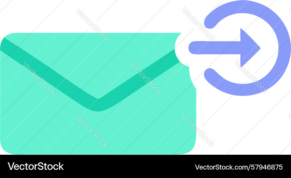 Email Refresh Icon Vector Image