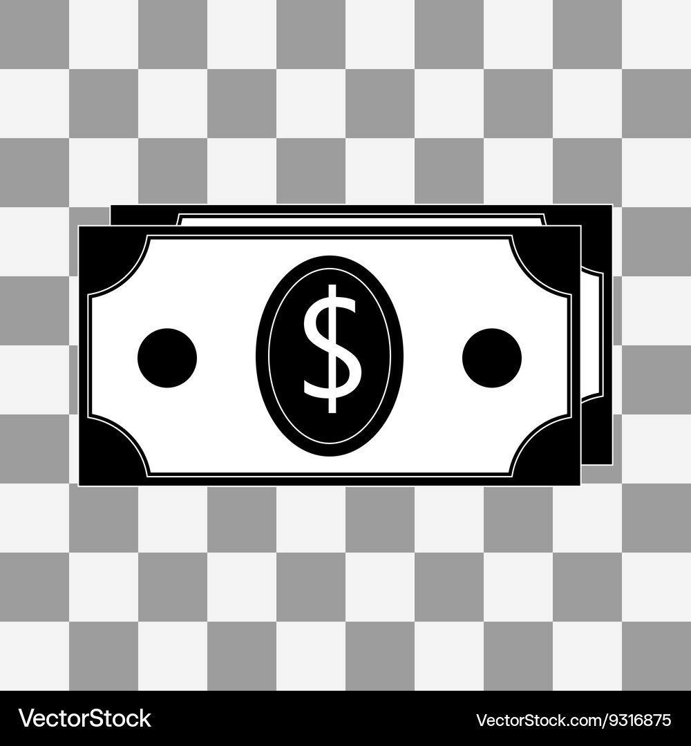 Money Icon on Transparent Background – Lizenzfreie Vektorgrafik |  VectorStock, image size:1000x1080