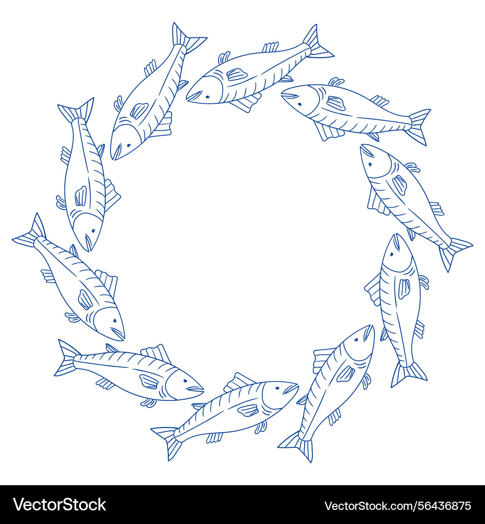 Shells arranged in a circular pattern on white Shells arranged in a circular pattern on white vector image