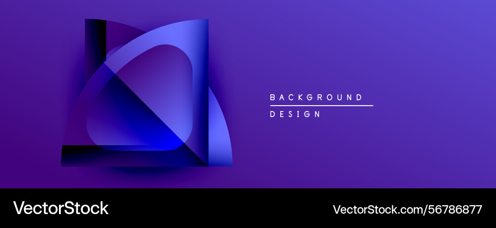 Abstract geometric shapes overlap creating Abstract geometric shapes overlap creating vector image