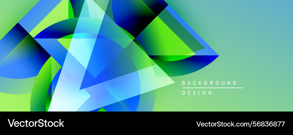 Abstract geometric shapes overlap creating Abstract geometric shapes overlap creating vector image
