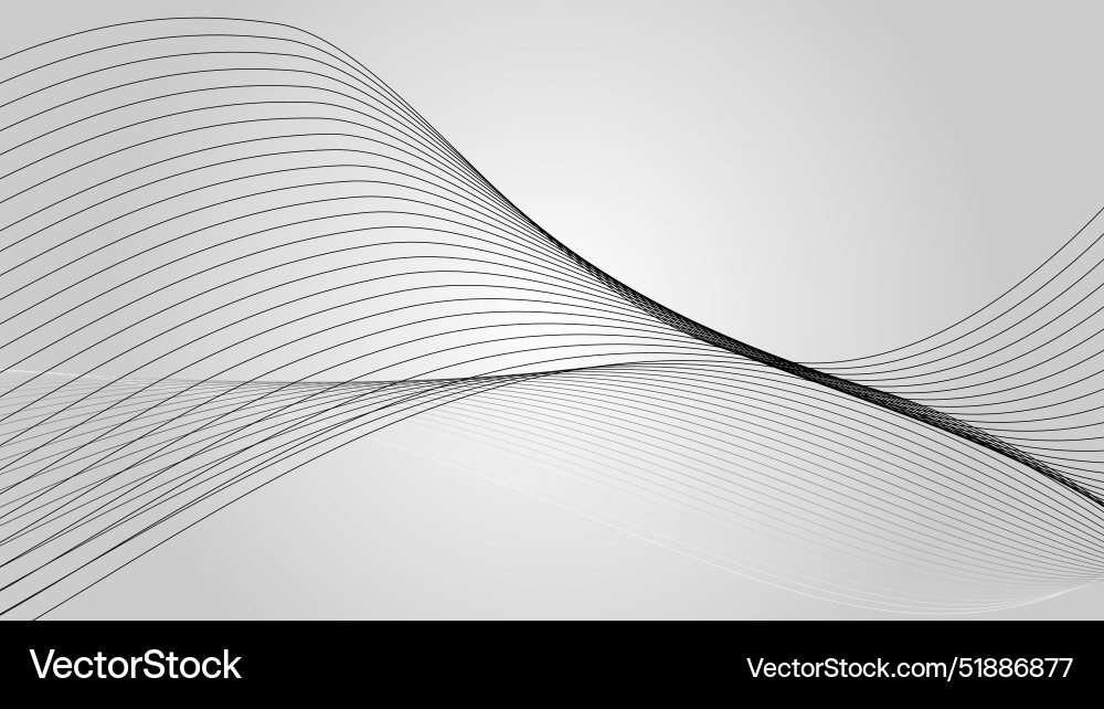 Gray gradient abstract background for backdrop Vector Image