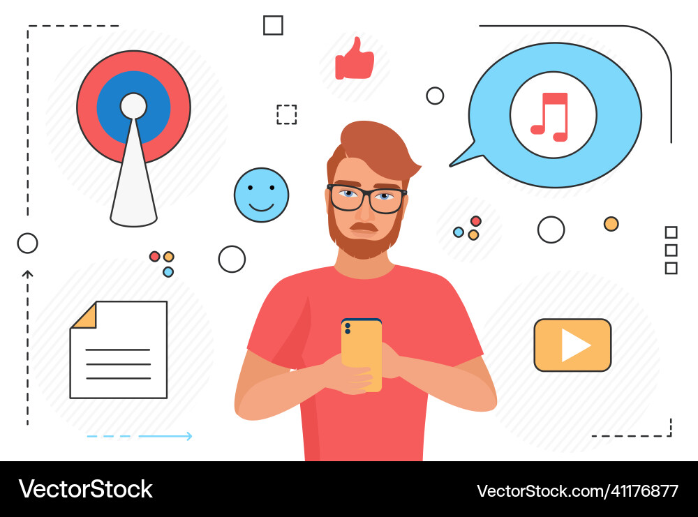 Sharing and store multimedia data collection Sharing and store multimedia data collection vector image