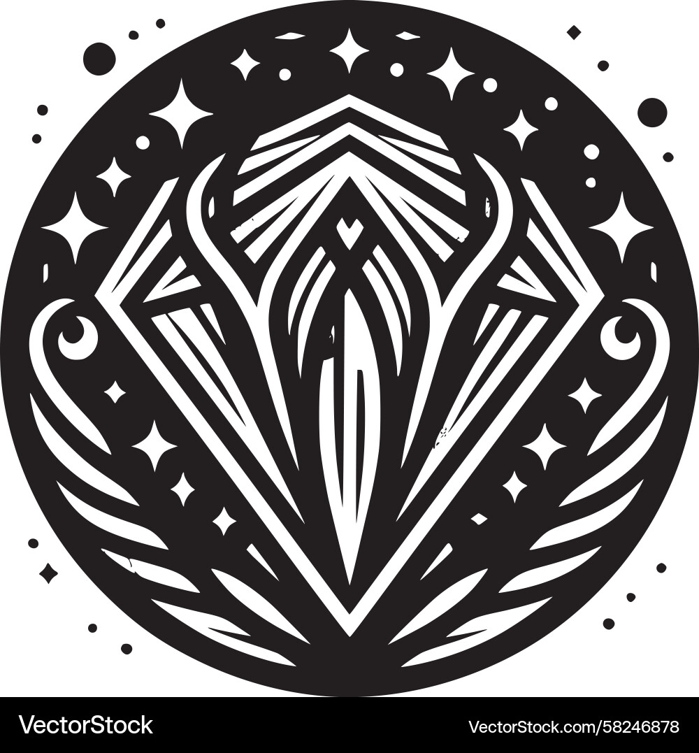 Dynamic Starburst Pattern Vector Image