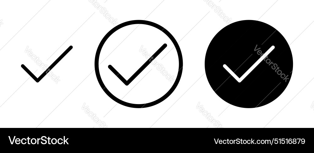 Check icon Royalty Free Vector Image - VectorStock