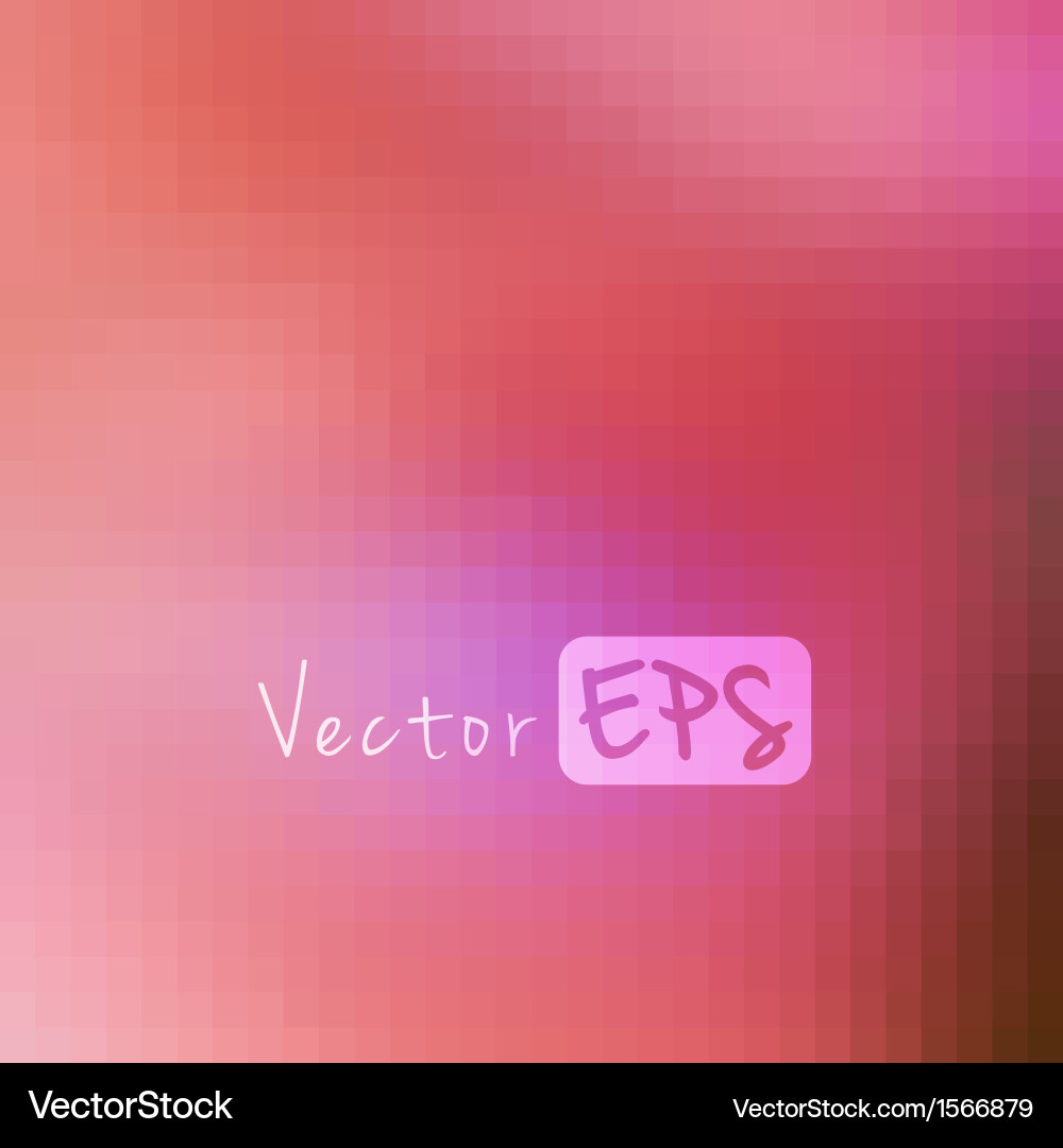 Digital square pixel mosaic abstract background Vector Image