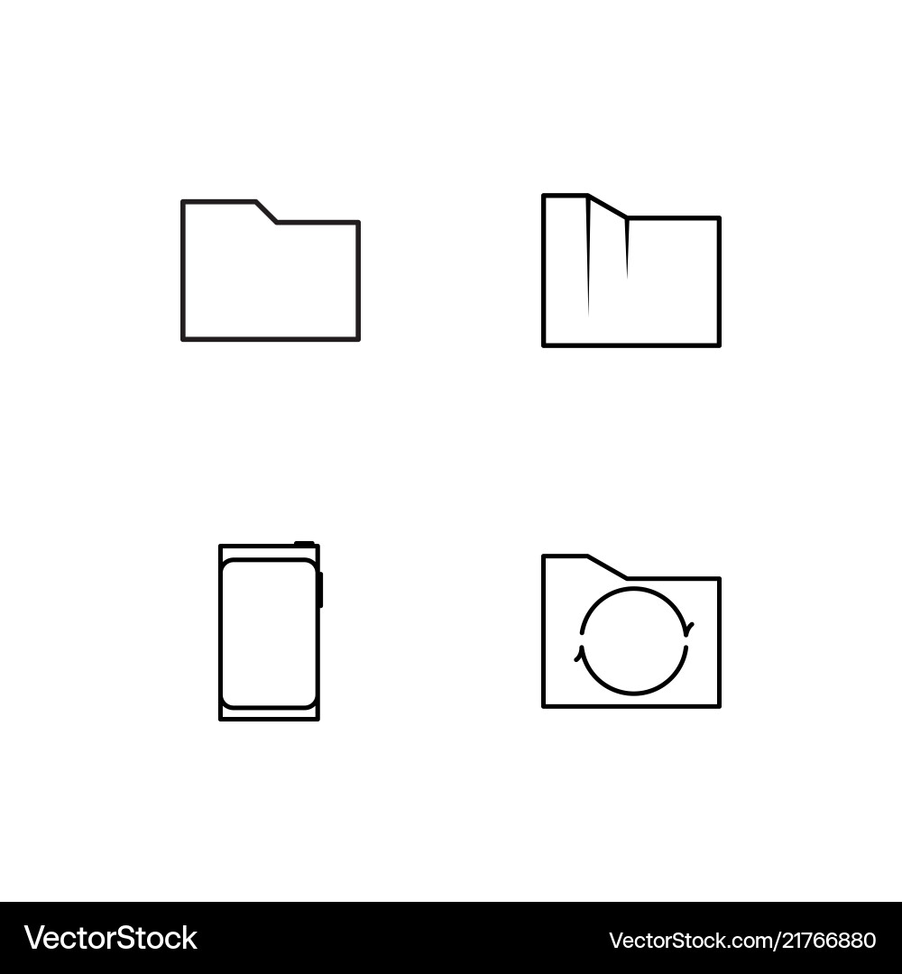 Data analytics icons set vector image