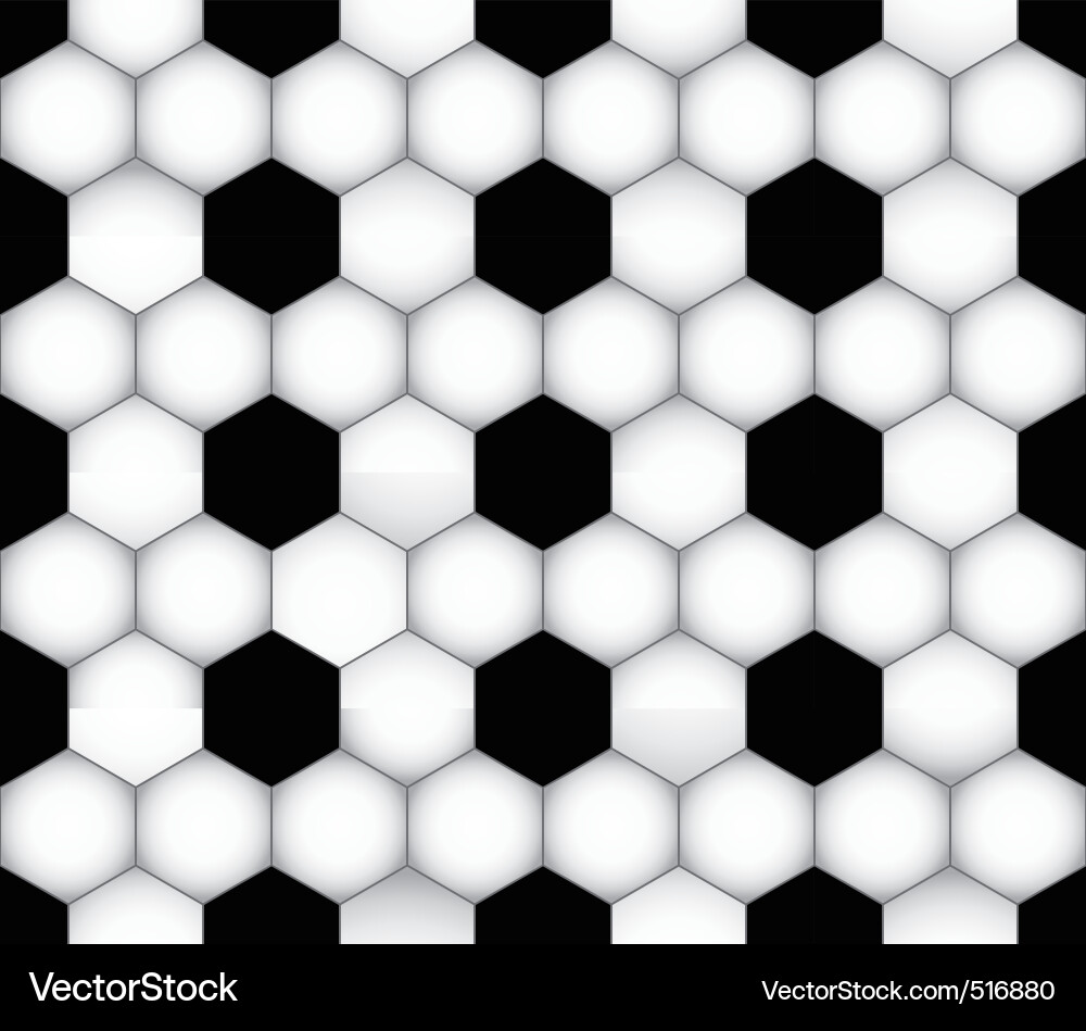 Hexagonal Pattern Tile Vector Image