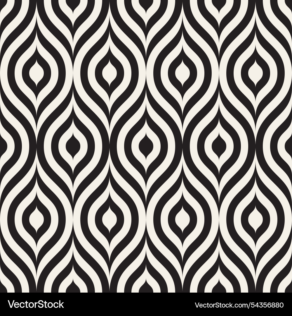 Seamless pattern repeating geometric elements vector image