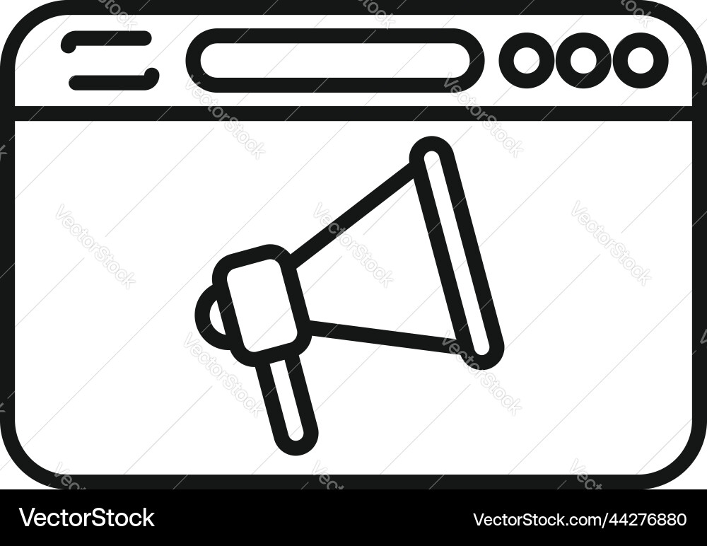 Web repost icon outline document data Web repost icon outline document data vector image