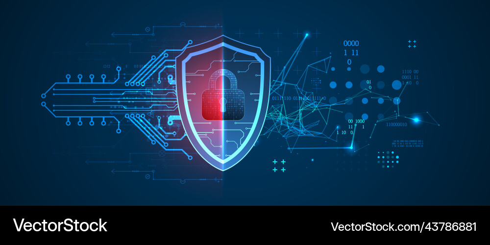 Technological abstract background on the topic Technological abstract background on the topic Vector Image