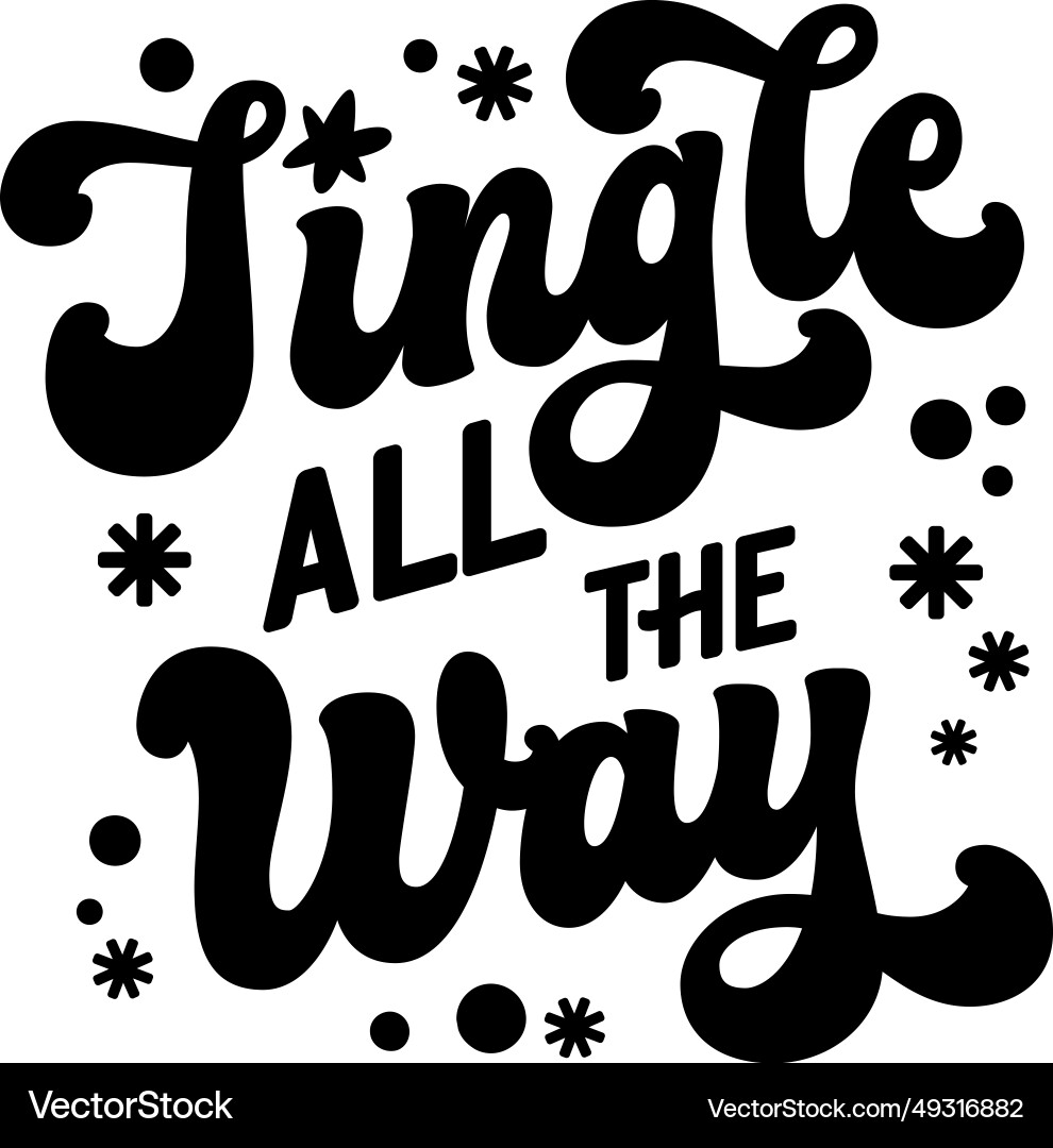 Modern script lettering design template Modern script lettering design template vector image