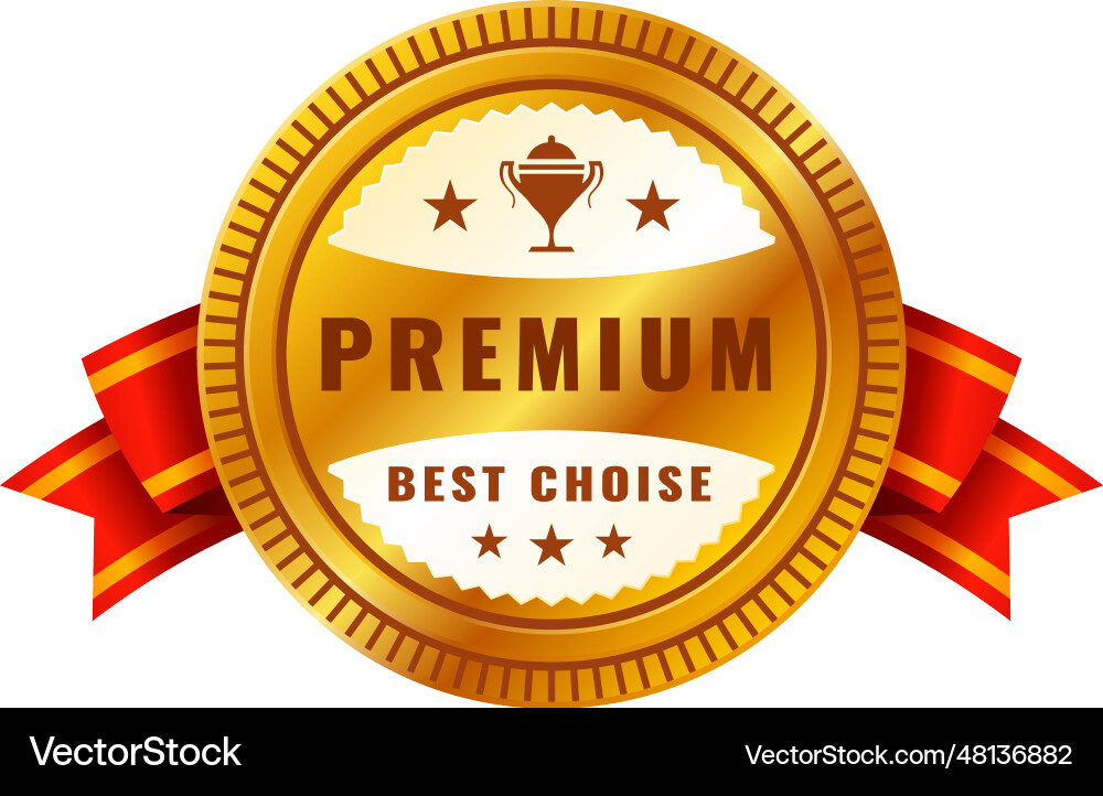 Premium-Qualität beste Wahl Preis goldene Badge Premium-Qualität beste Wahl Preis goldene Badge vektorbild