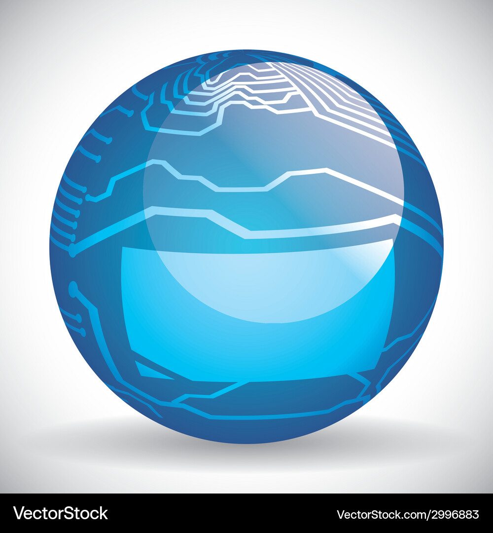 Circuit design Vector Image