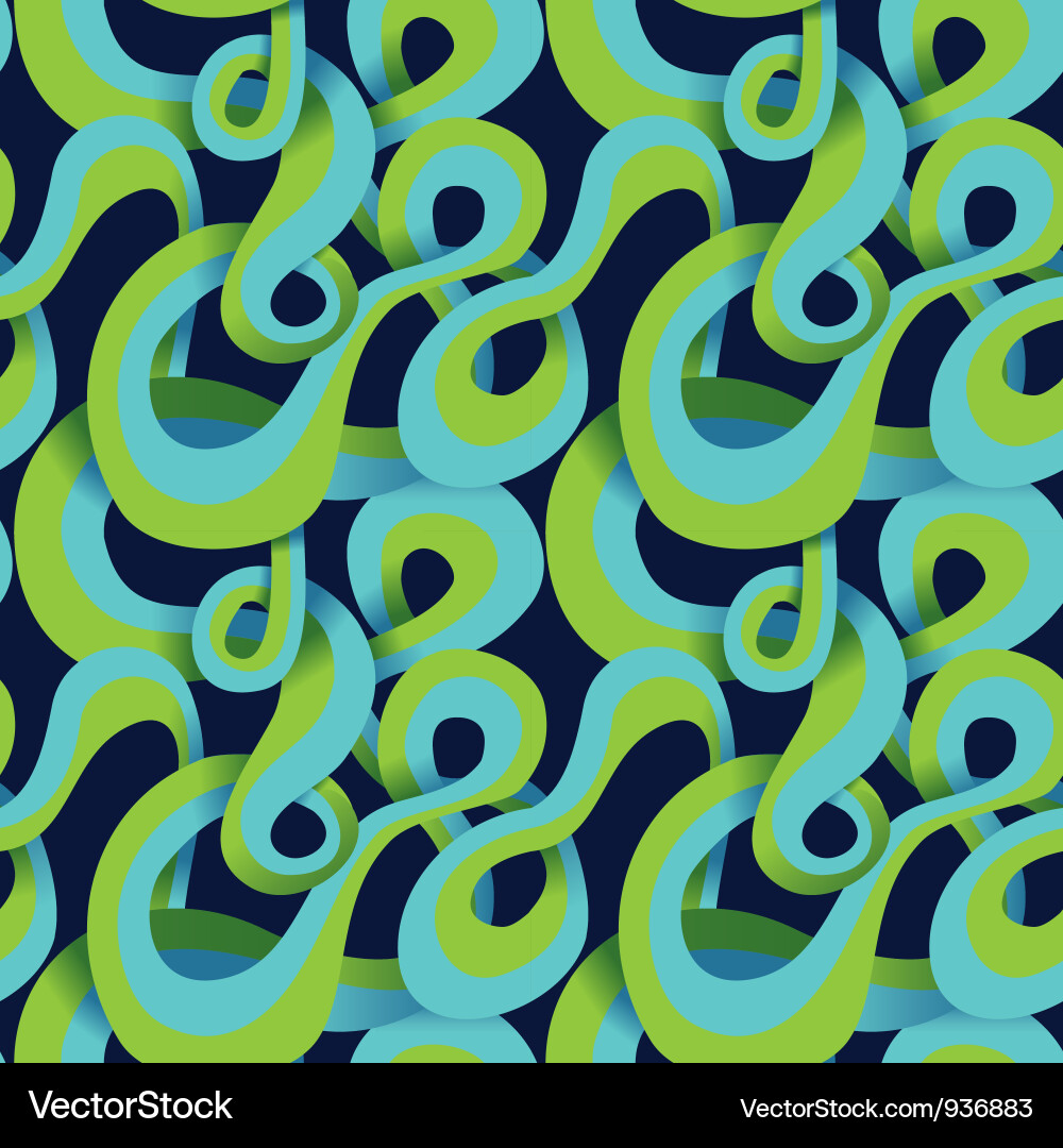 Psychedelic Swirl Pattern Vector Image