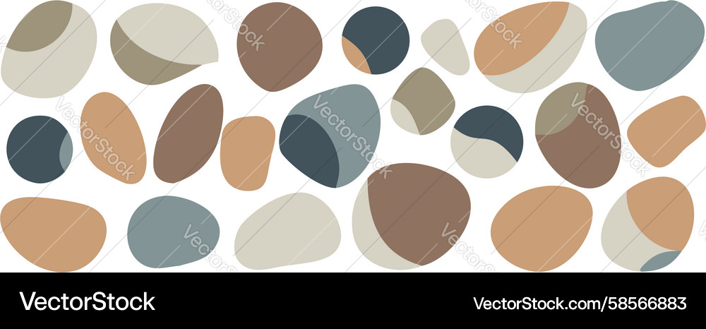 Smooth Pebble Texture Pattern Vector Image