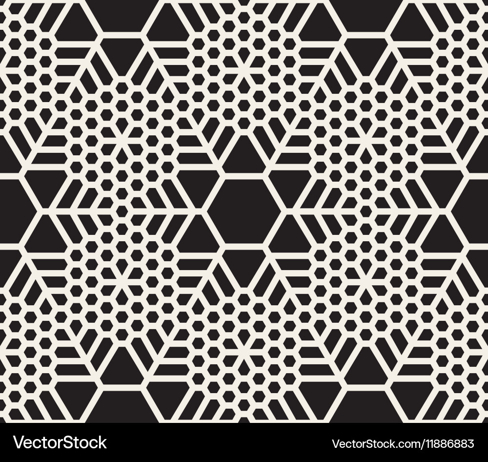Snowflake Grid Pattern vector image