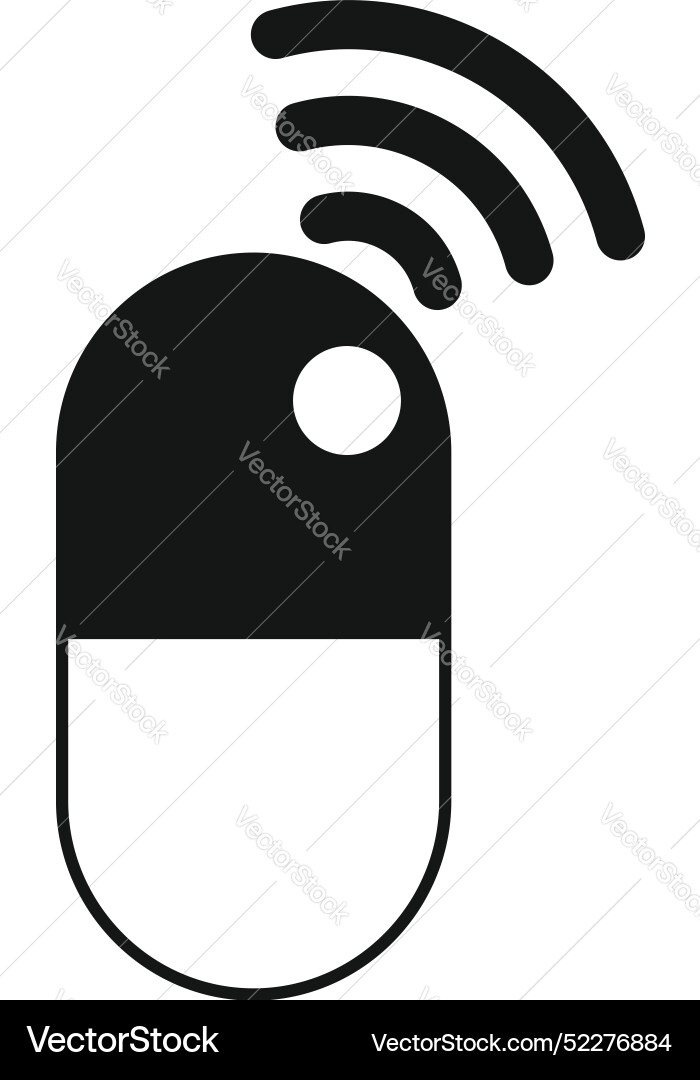 Funk-Computer Maus übertragen Datensignal Funk-Computer Maus übertragen Datensignal vektorbild