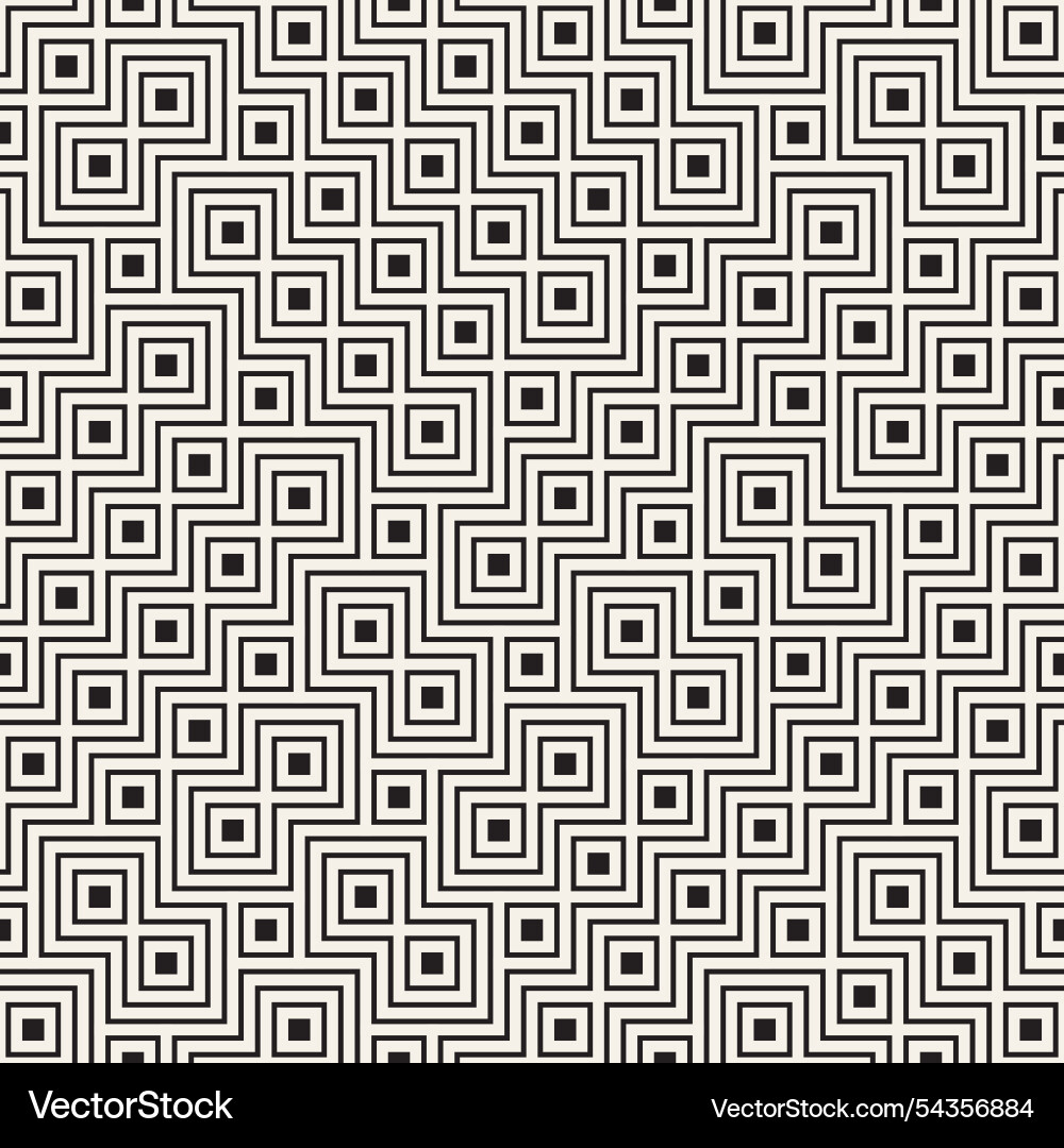 Seamless pattern repeating geometric elements Vector Image