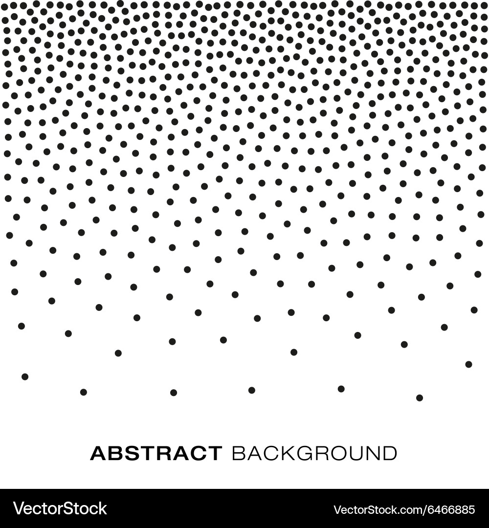 Abstract gradient halftone dots background Vector Image