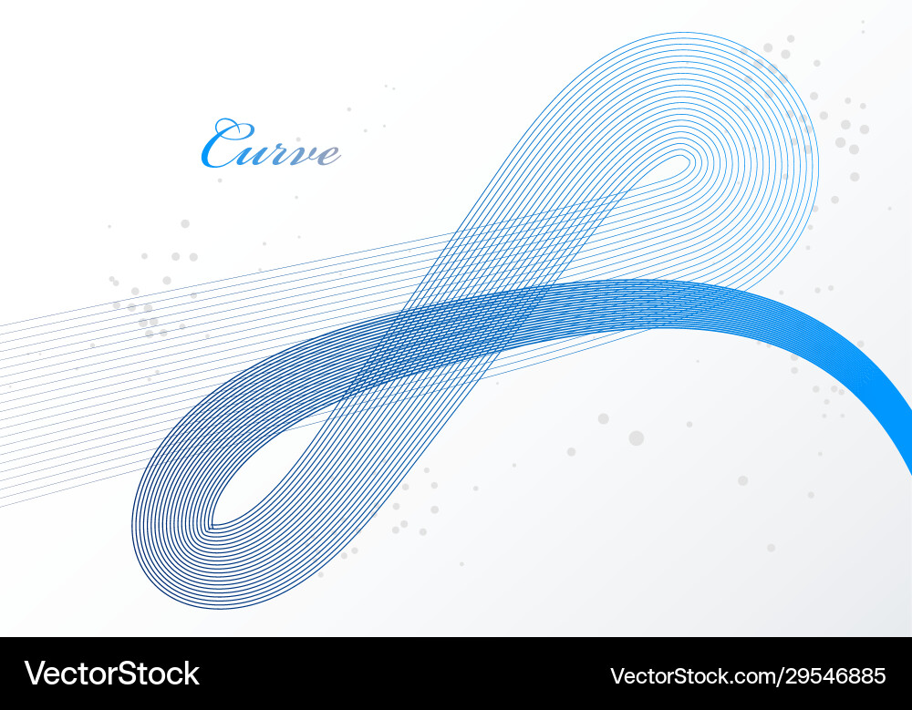 Abstract lines in 3d motion dimensional Abstract lines in 3d motion dimensional vector image