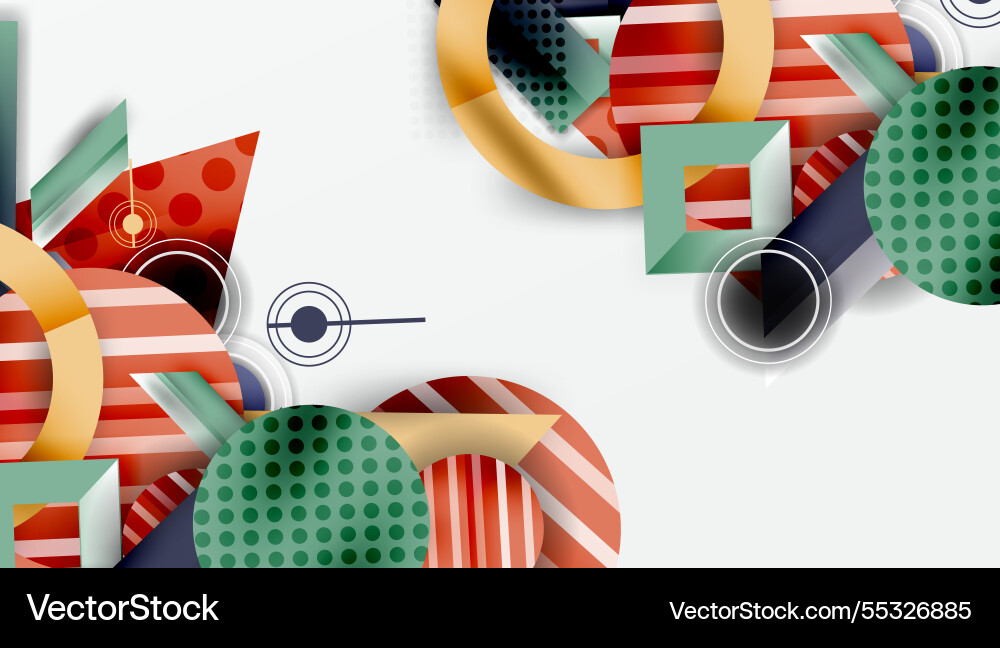 Komplexer geometrischer Hintergrund mit Kreisen Komplexer geometrischer Hintergrund mit Kreisen vektorbild