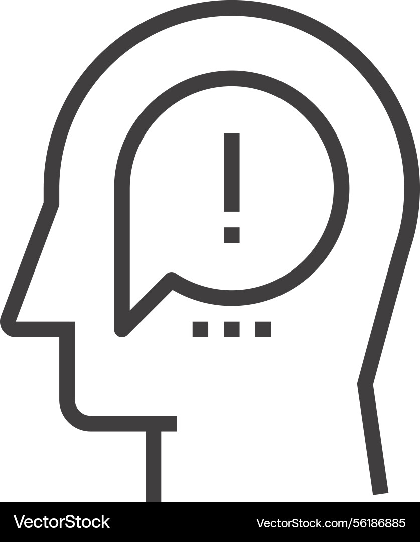 Smart solution flat line web icon Smart solution flat line web icon vector image