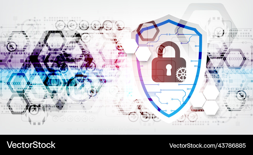 Technological abstract background on the topic Technological abstract background on the topic Vector Image